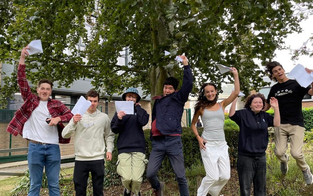Year 11 Celebrate Success on GCSE Results Day