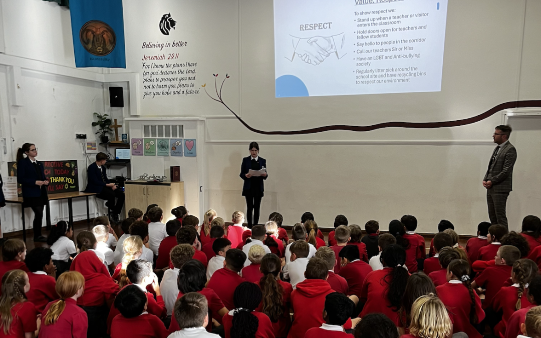 Pupils Present Interfaith Assembly at St Mark’s School