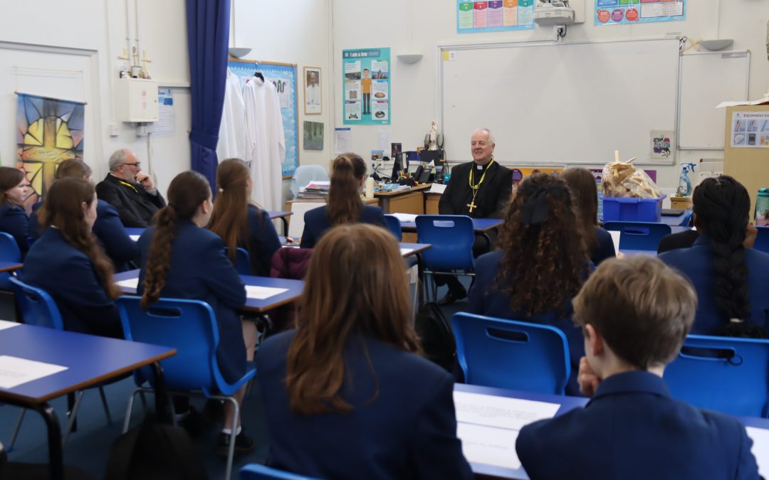 Bishop Bosco Interviewed by SJCS Pupils