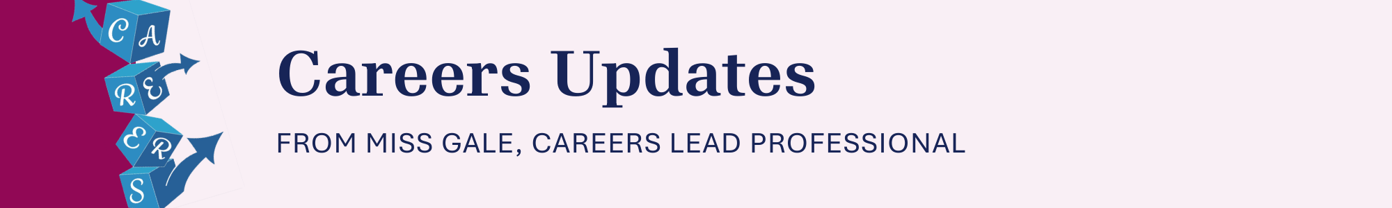 Careers Update from Miss Gale, Careers Lead Professional